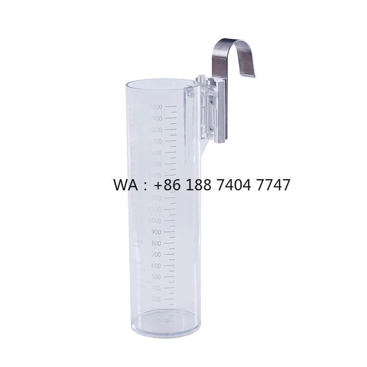 Contenedor Desechable para Residuos Médicos Quirúrgicos Líquidos, Contenedor de Succión Sellado de Seguridad Desechable, Revestimiento de 1000 ml y 2000 ml