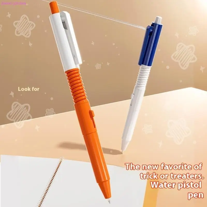 D0JC Trick Pen Novelty Water Squirting Prank Pen Fun Spoof Toy Party Activity Supply