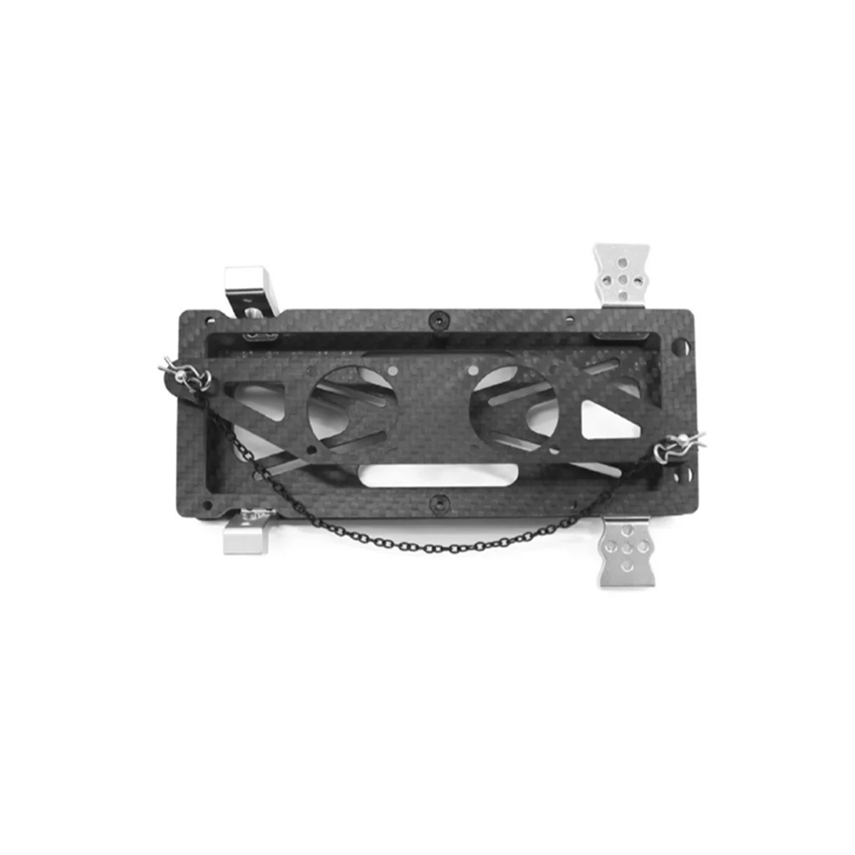 

For 1/10 CR01 Carbon Fiber Plate Battery Holder Upgrade Parts, Toy Car Accessories (Not