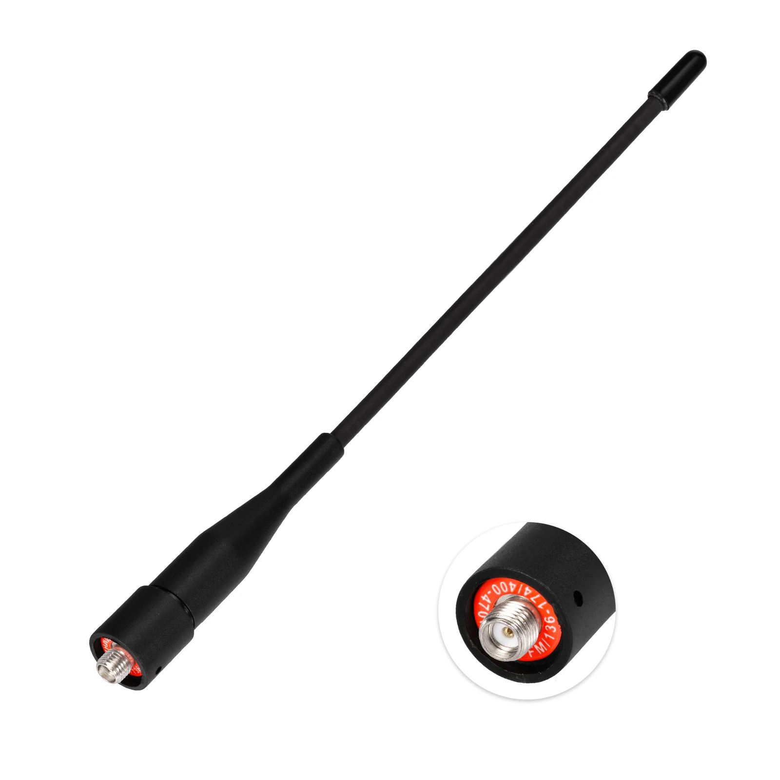 Superbat VHF/UHF Dual Band SMA Female Flexible Handheld Ham Radio Antenna for Kenwood Baofeng Walkie Talkie UV-5R UV-82 Yaesu