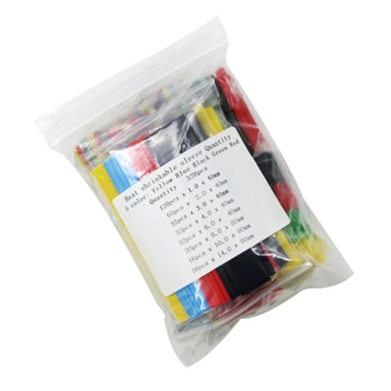 127/164/328 / 530Pcs Conjunto mangas tubo resistentes calor Tubo termorretrátil para Fio