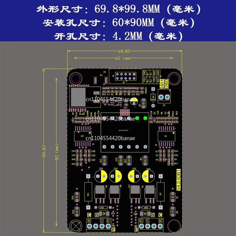 HCPL-A316J module IGBT driver board single and double channel multi-channel voltage drop overcurrent protection board
