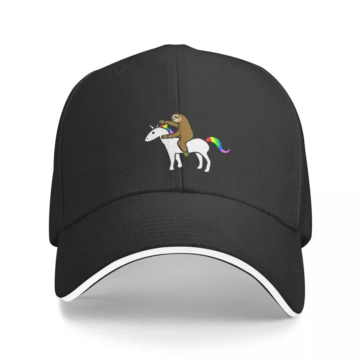 

To The Disco! (Sloth Riding Unicorn) Baseball Cap Ball Cap Streetwear Sun Hat For Children summer hat Caps Women Men's