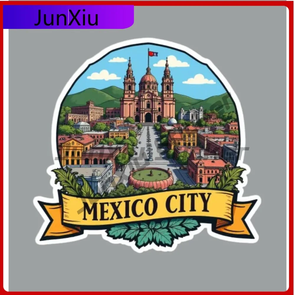 

Mexico City Mexico Travel Sticker Custom Decals Vinyl Decal Stickers For Car Personalized Suv Fridge Or Laptop Window Cover Pvc