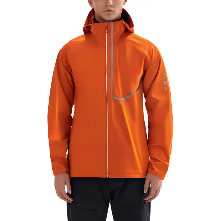 SALOMON Bonatti Trail JKT Running Coat Men's Tomato Red LC2271700