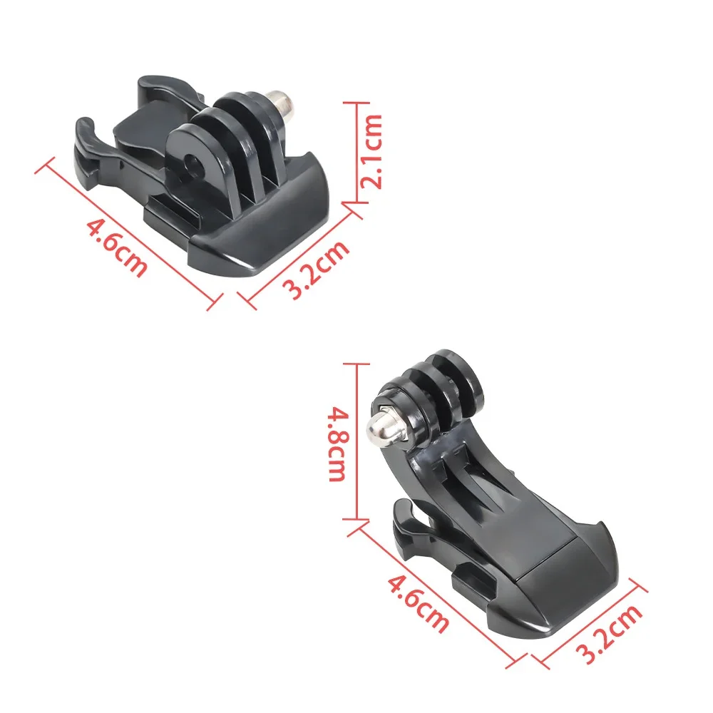 3 الشق جبل J-هوك مشبك مشبك الأساسية ل GoPro الإفراج السريع قاعدة جلسة بطل 10 9 8 7 شاومي يي Sjcam عمل كاميرا محول