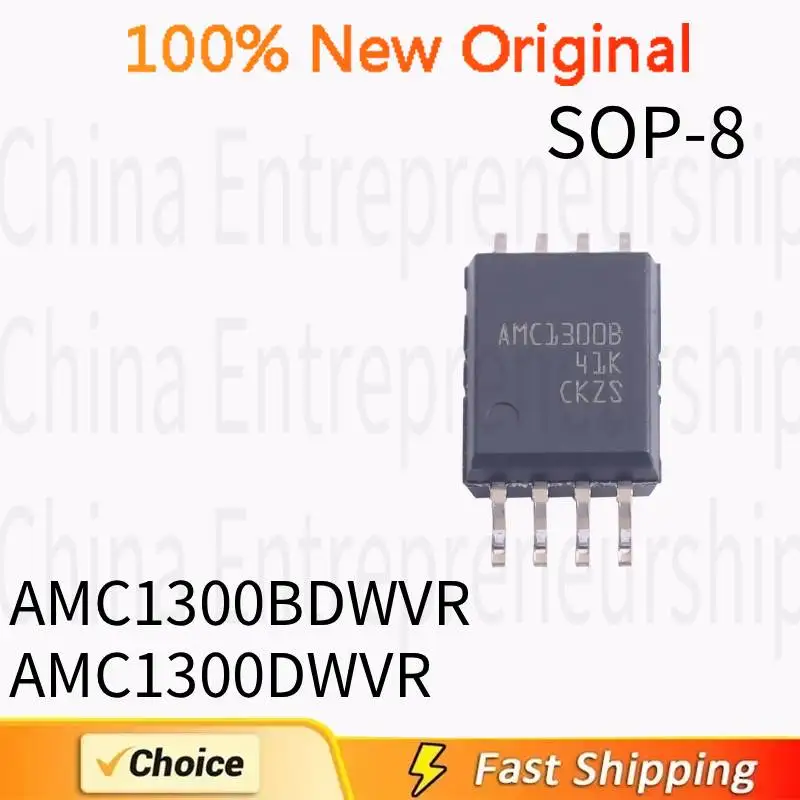 5 PCS SOP-8 AMC1300BDWVR AMC1300DWVR SOP-8 SOIC-8 SMD Isolation amplifier IC chip 100%Quality Original/Quick delivery