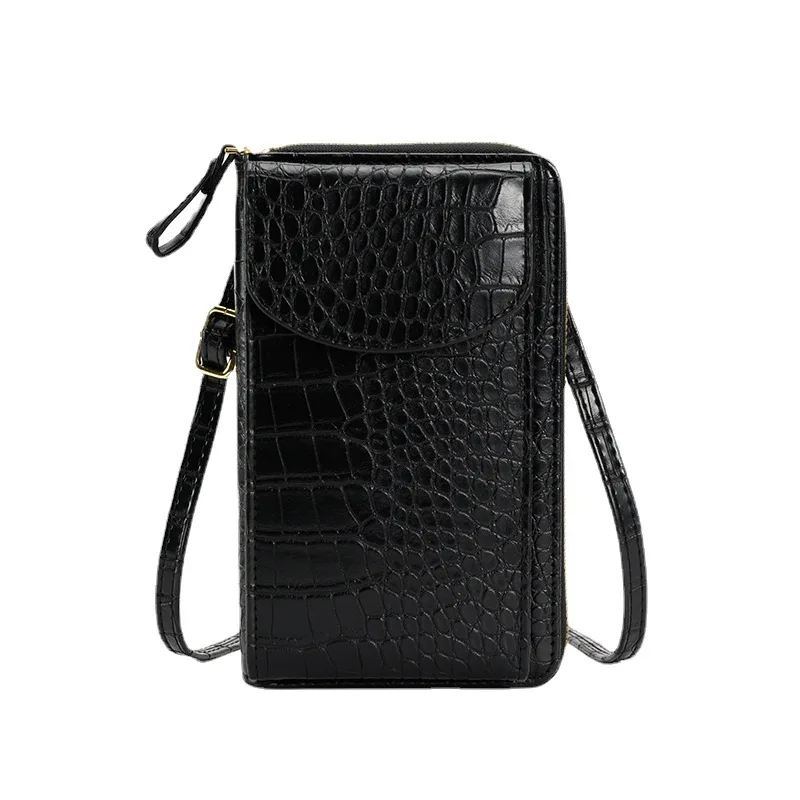 Nuove donne portafoglio singola spalla Crossbody borsa del telefono cellulare cambio portamonete borsa femminile Multi posizione della carta borsa