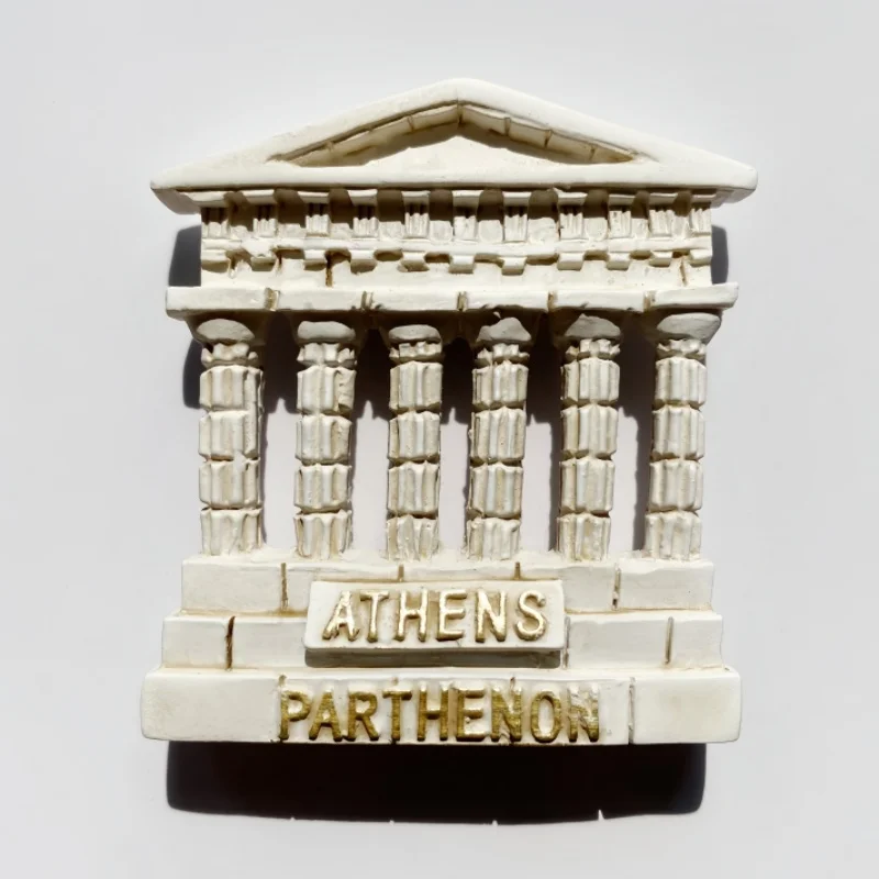 اليونان، أكروبوليس أثينا، أطلال، ثلاثية الأبعاد الإبداعية، المناظر الطبيعية، الحرف الزخرفية، ملصقات الثلاجة المغناطيسية، الهدايا التذكارية السياحية