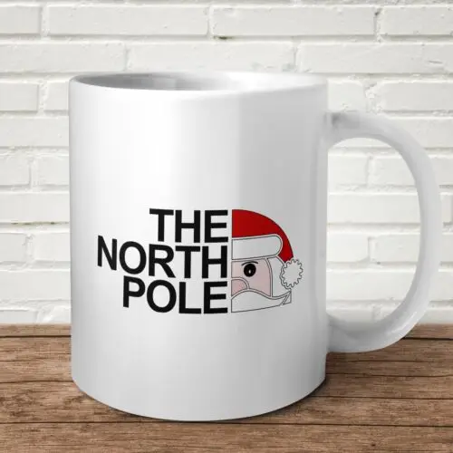 The North Pole Mug Funny Gift Present Secret Santa XMAS Holidays Tea Coffee Fun