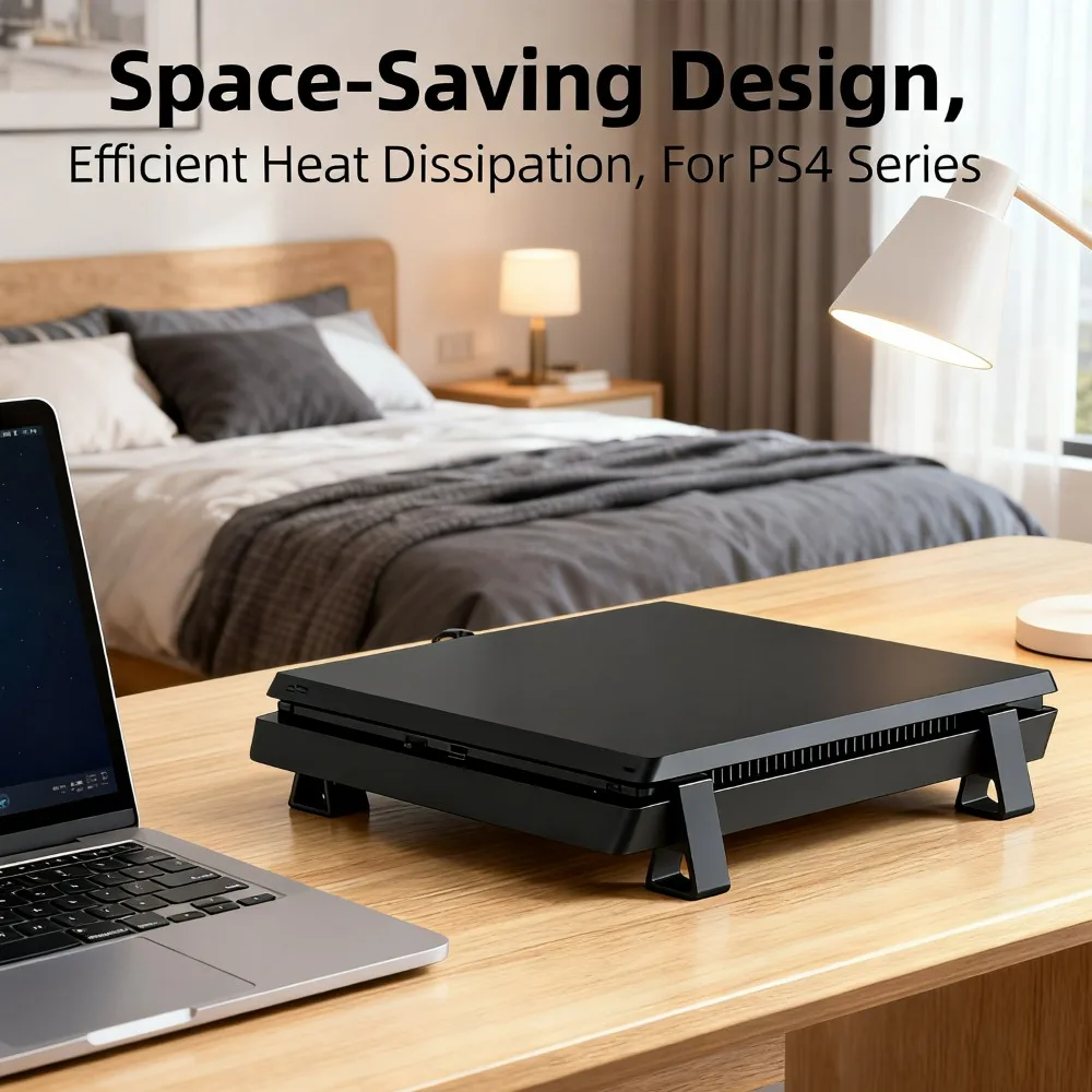 4-8 قطعة أصحاب التبريد الأفقي ل PS4 زيادة قدم قوس تقف مقاومة للصدمات شنت قاعدة حامل لملحقات PS4