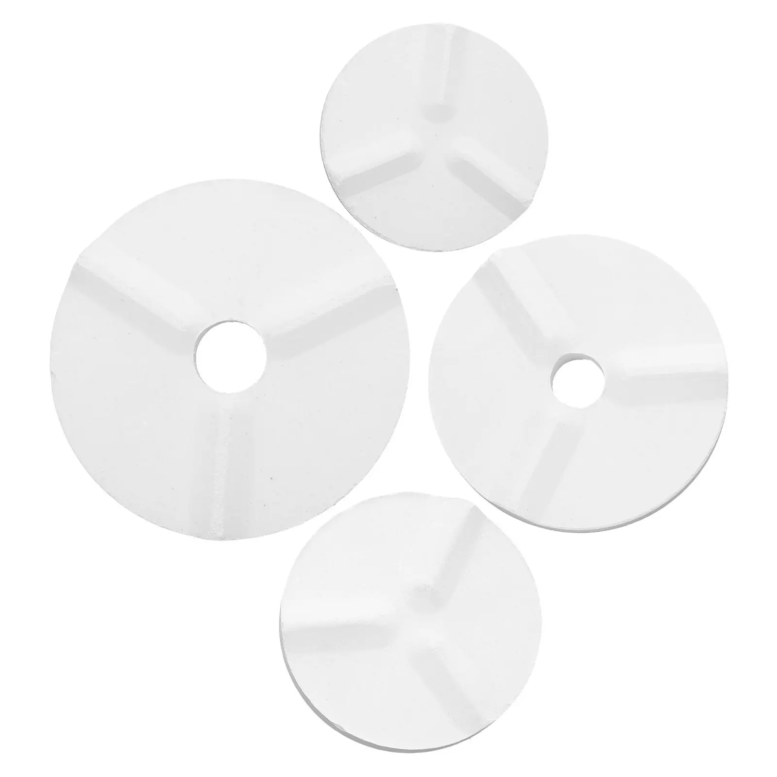 

4Pcs Kiln Pads High Temperature Alumina Non Stick Triangular Design Pottery Kiln Mat Heat Resistant Ceramic Craft Firing