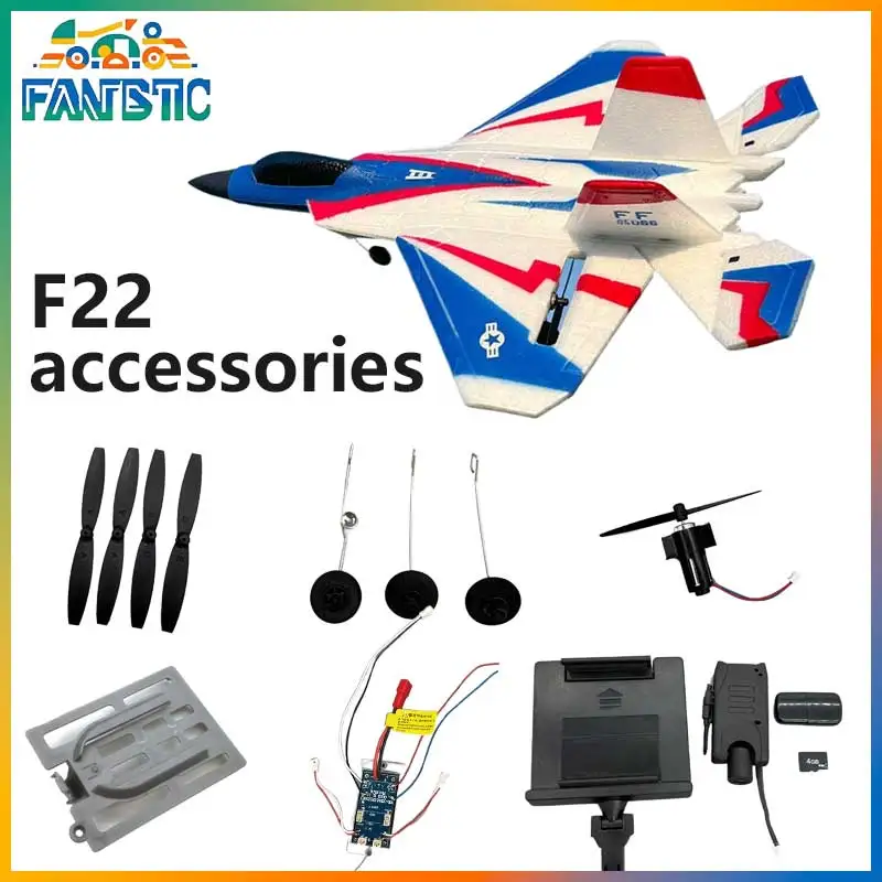 

Four Way F-22 Raptor Fighter Remote Control Aircraft Parts Model Upgrade Modified Parts Toy Model