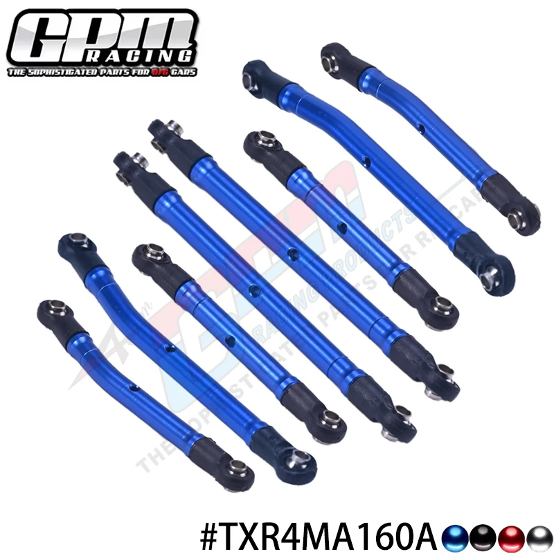 GPM Aluminium 6061 High Clearance Adjustable Link Set For TRAXXAS 1/18 TRX4M K10