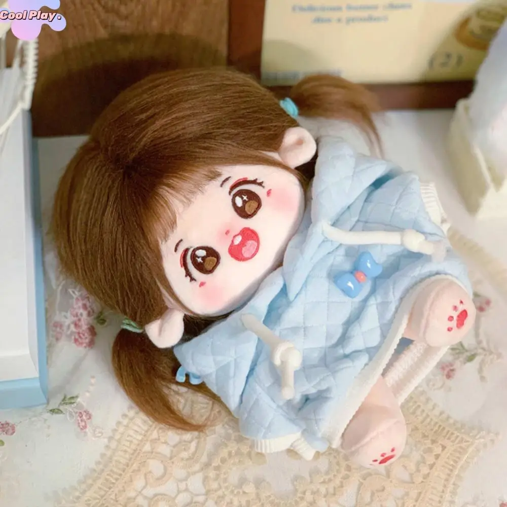

Star Doll Clothes Hoodies 20cm Cotton Doll Dress Sweet Dress Up Cotton Doll Clothes DIY Cute Plush Toy Clothes Children's Gift