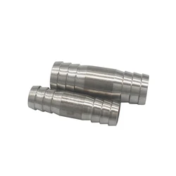 304 Stainless Steel Barb Fitting ODxL SS304 Straight Coupler 6/8/10/12/15/20/25/32mm Extension Equal Water Hose Tail Connector