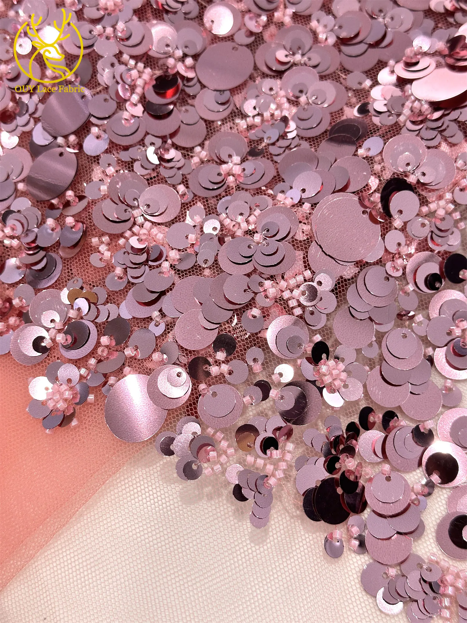 高級アフリカスパンコールメッシュレース生地 2025 高品質フレンチナイジェリア新郎チュールレース生地女性のパーティードレスに適しています