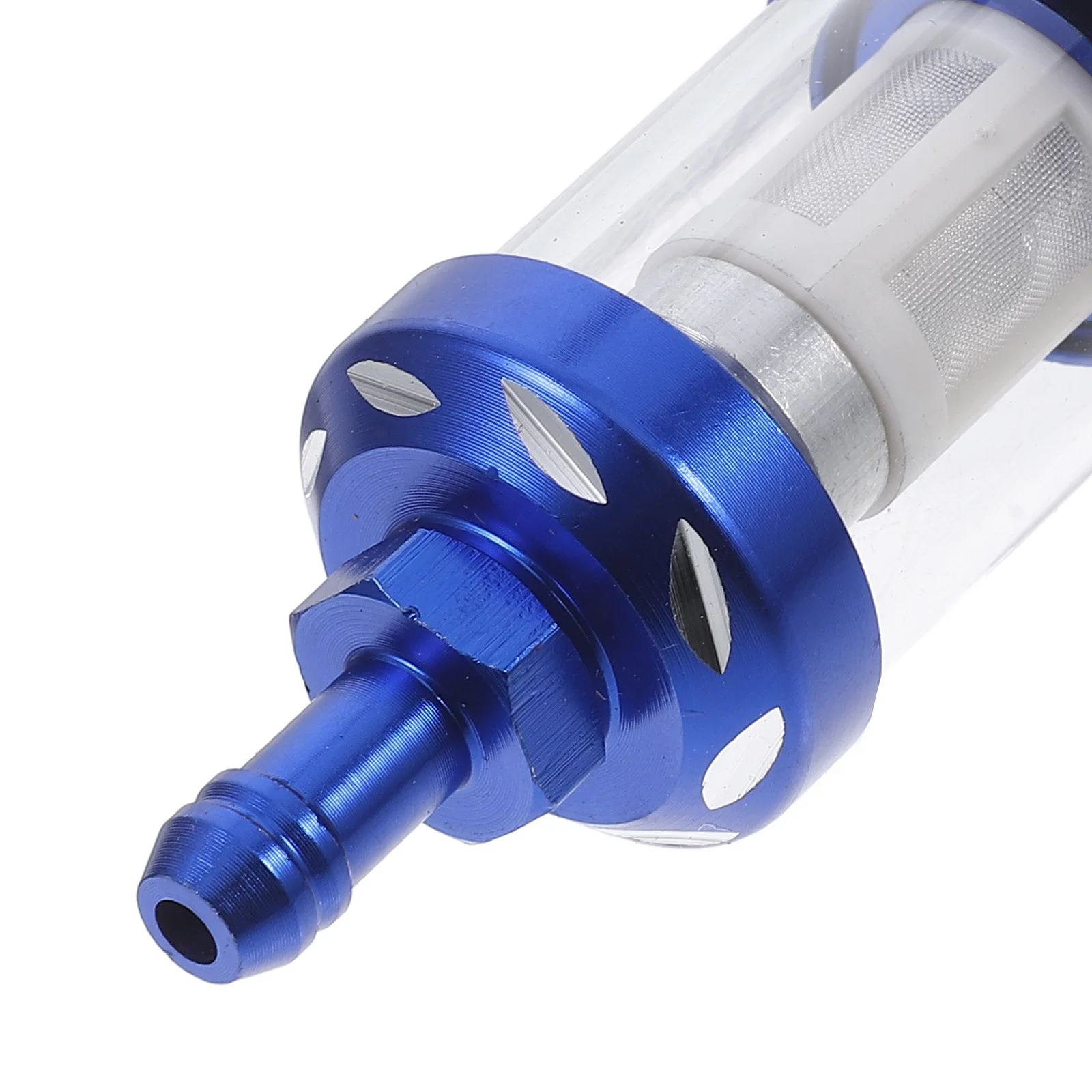 

Core Aluminum Alloy Inline Fuel Filter For Motorcycle Scooter Detachable Design Motorbike Petrol Filter