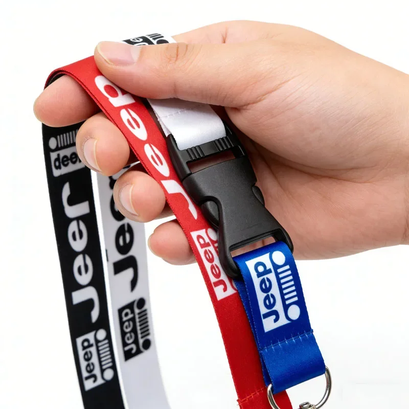

Car Key Fob with Nylon Lanyard, Compatible with Jeep Grand Cherokee, Cherokee, Wagoneer, Wrangler, Patriot, and Compass