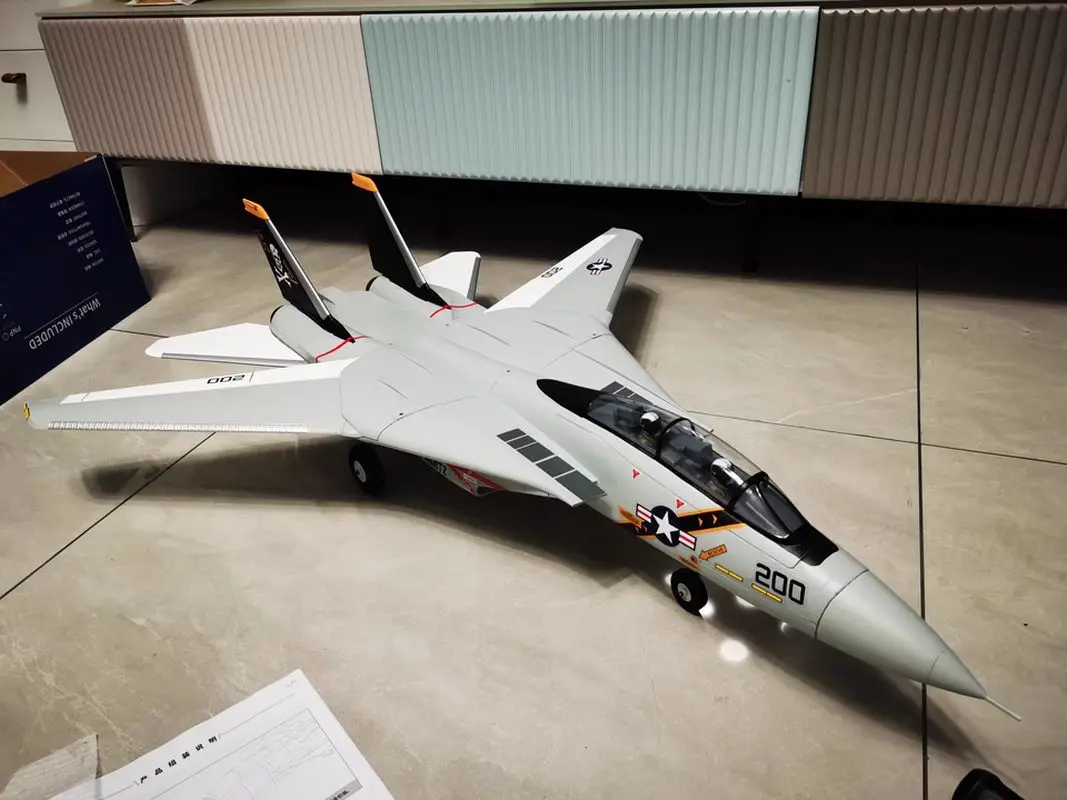 

New Xfly Panda Double 40mm F-14 Dual Engine Channel Fighter Electric Model Remote Controlled Aircraft Fixed Wing Pnp Toy Gift