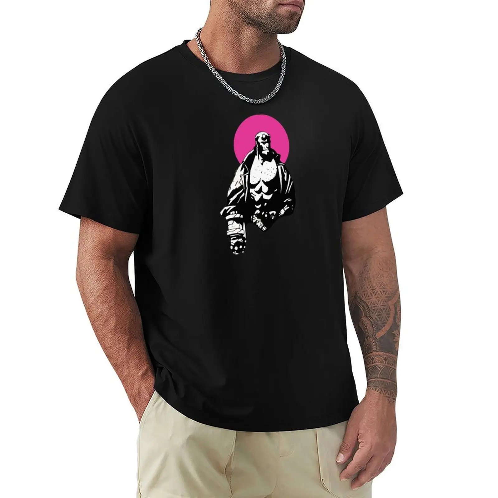 Hellboy fan art T-Shirt Performance Workout Short Sleeve Tee