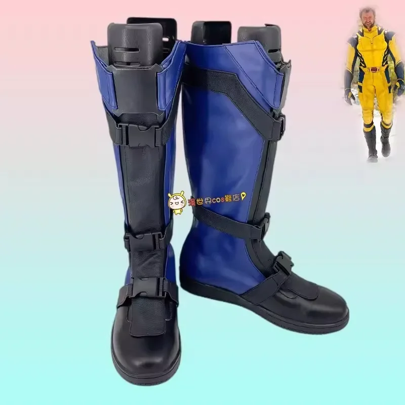 

X-men Росомаха, обувь для косплея, супергерой Росомаха, ботинки для косплея, вечерние туфли из искусственной кожи, реквизит для Хэллоуина