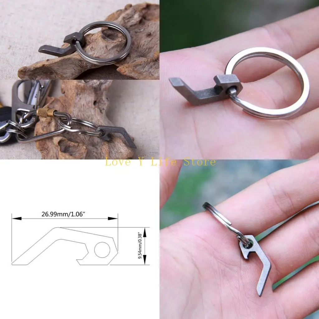

L74C Клаповая бутылочка для открытия слот для слота Multi Tool Universal Everyday Carry Pocket и рюкзак инструмент для сплава GI