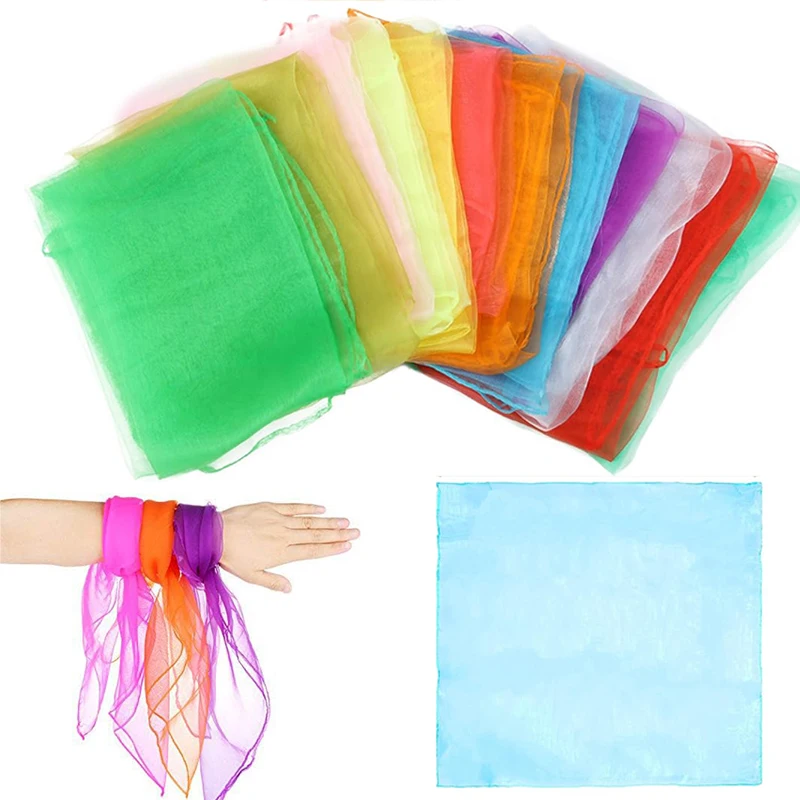 

﻿Practical Gymnastics Scarves Candy Colored Outdoor Game Dancing and Juggling Chiffon Towels Gym Towel Dance Gauze Scarf TMZ﻿