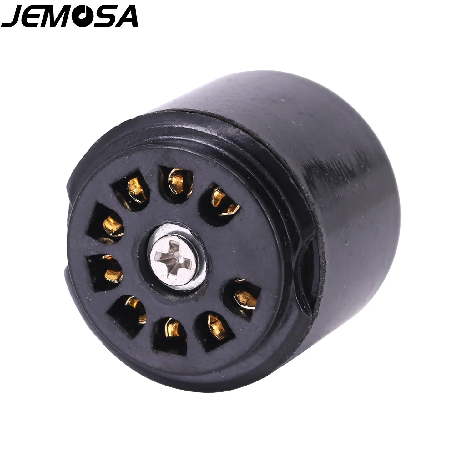 10PCS 베이클라이트 9Pin 튜브 소켓 테스트 보호기 6DJ8 12AX7 ECC83 12AU7 ECC82 EF86 6922 5670 오디오 증폭기 HIFI