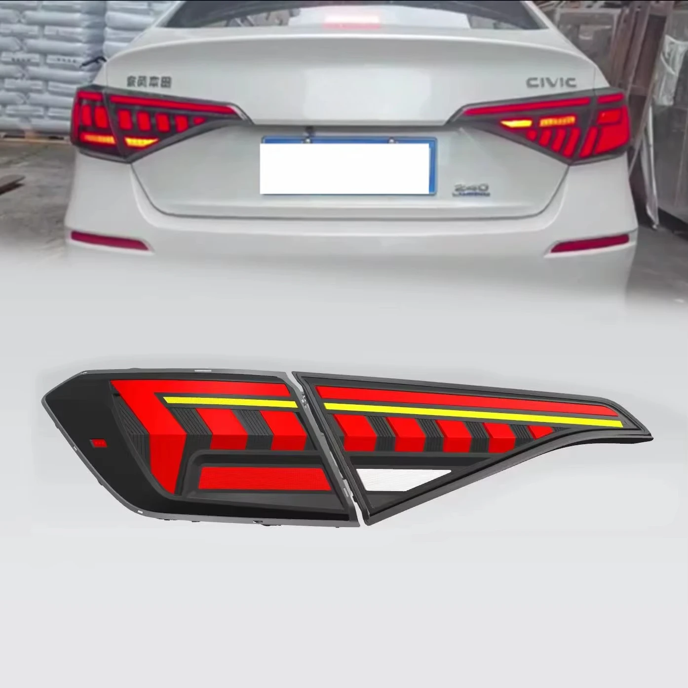 

Newest LED Tail Lamp Turning Signal 2013-2020 Car Taillights for Honda Civic Tail Light