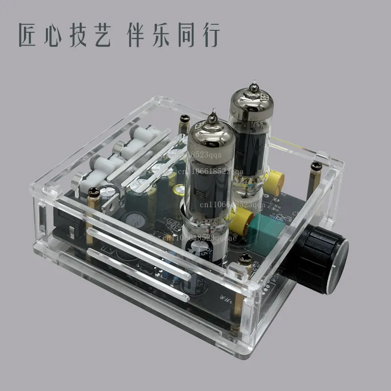 

Ламповый предусилитель Fever 6J1, предусилитель Bile Machine, HIFI класса A, тоновая пластина, предусилитель Bile, корпус из кристаллического стекла