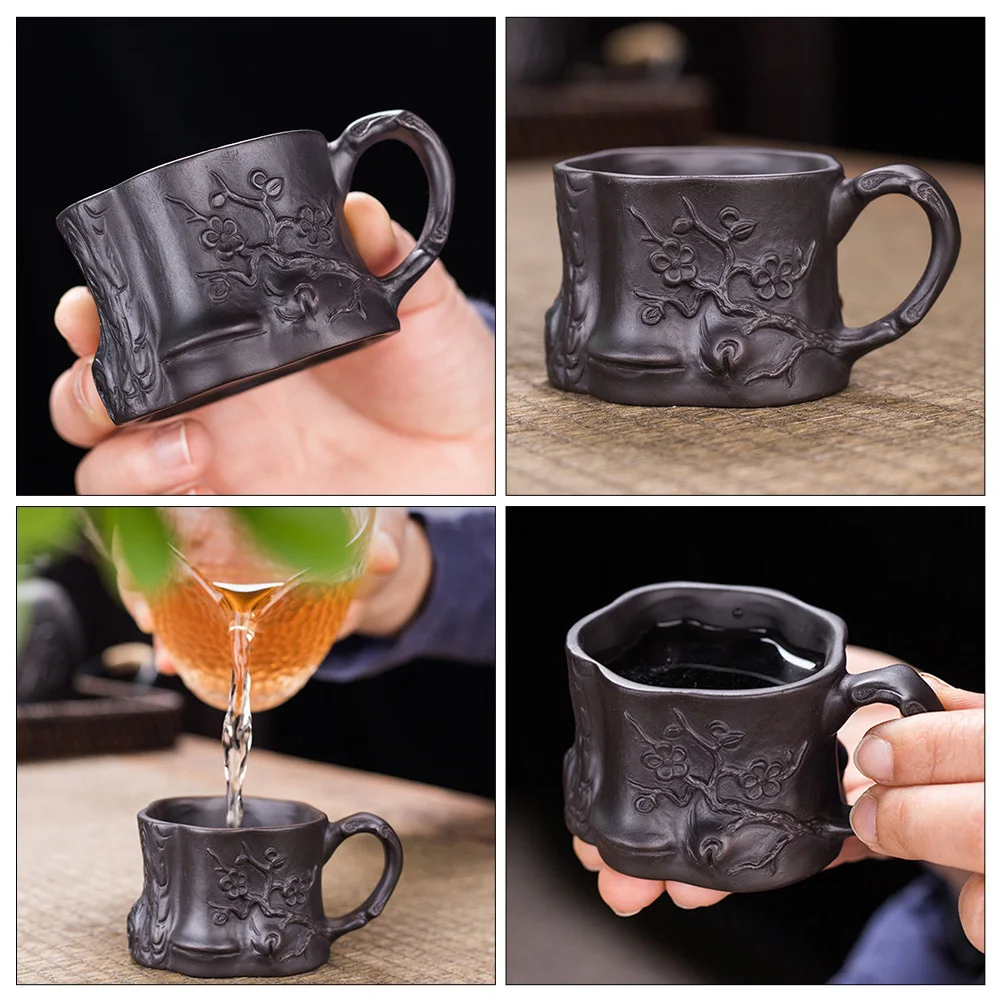 كوب شاي سيراميك بتصميم قديم، متعدد الاستخدام، رقيق وخفيف الوزن، سهل التنظيف، آمن، شكل دائري لفنجان الشاي المزخرف للمنزل والمكتب #3