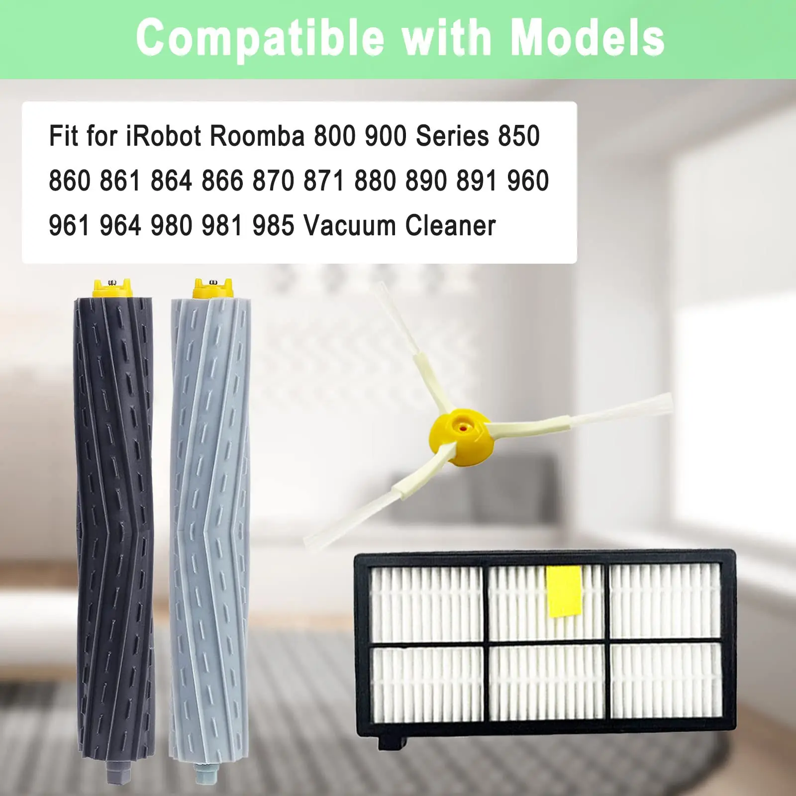 ل اي روبوت رومبا 800 900 سلسلة 805 850 860 861 864 866 870 871 880 890 891 960 980 981 985 961 فراغ الملحقات استبدال