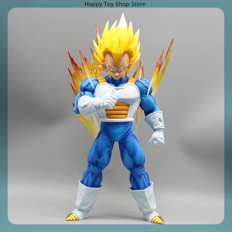 31cm Dragon Ball Vegeta Pointed To Himself Anime Figure Model Gk Statue Boys Collection Desktop Decoration Ornament Toys Gifts