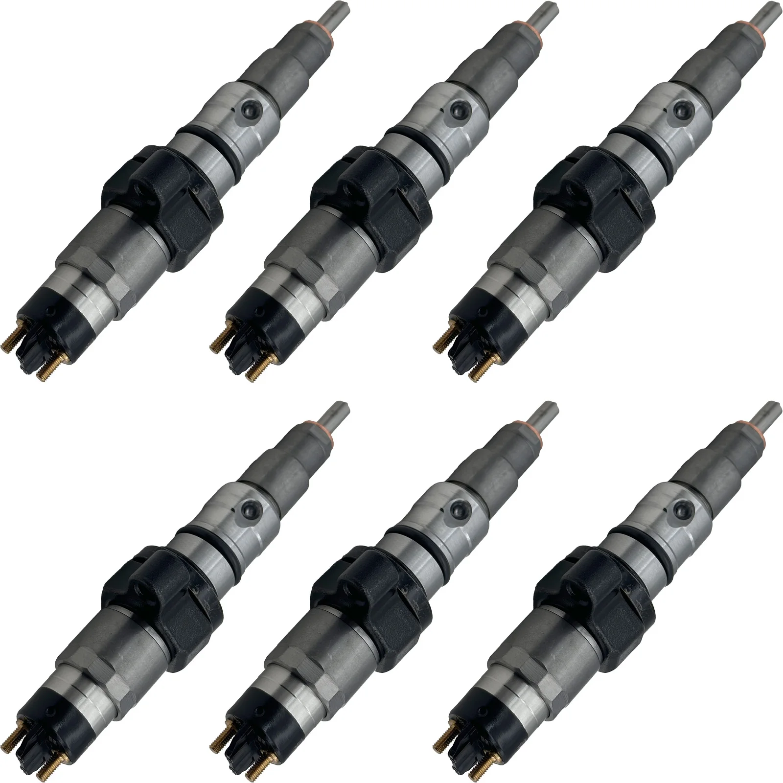 

6 шт. топливных форсунок 0445120054, подходят для New Holland B100 B110 B115 4.5L 445TA 101-116 H/P-2007-2012