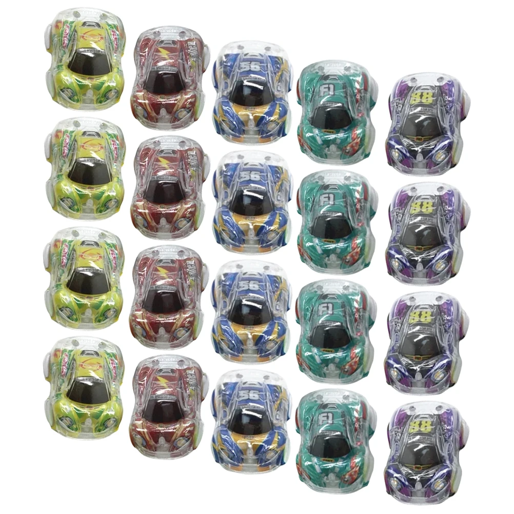 25 Pcs Engineering Vehicle Power Control Car Baby Kids Toys Plastic Miniature Pull Back