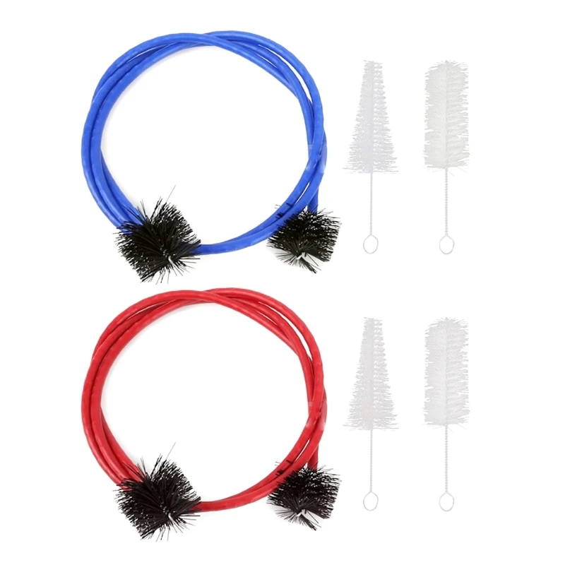 Trumpet Cleaning Care Tool Mouthpiece Brush Valves Brush Flexible Snake Brush