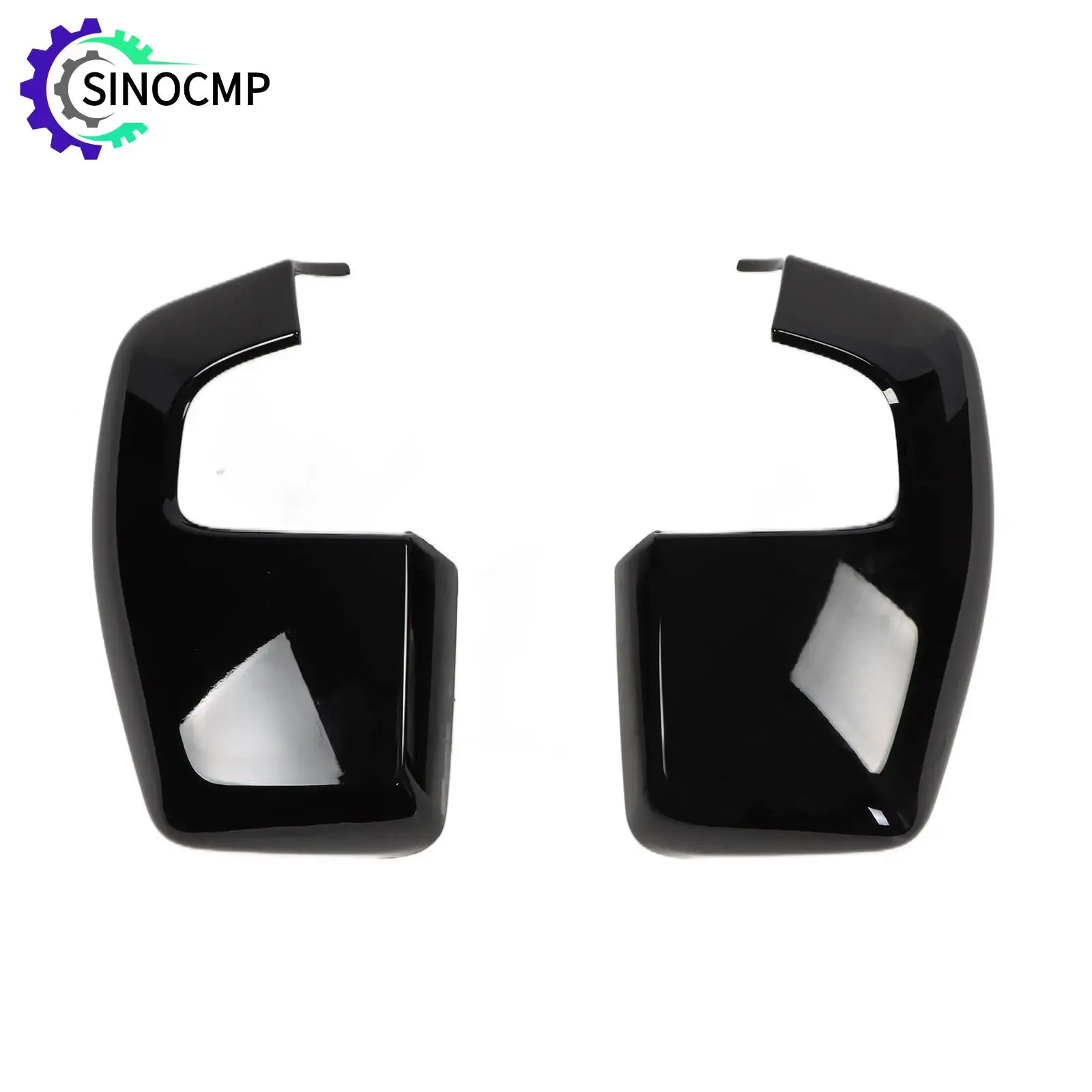 

SINOCMP 2PCS Car Rearview Side Mirror Cover For Ford Transit Custom 2012-2020 Tourneo Custom 2014-2023 Mirror Cover Caps