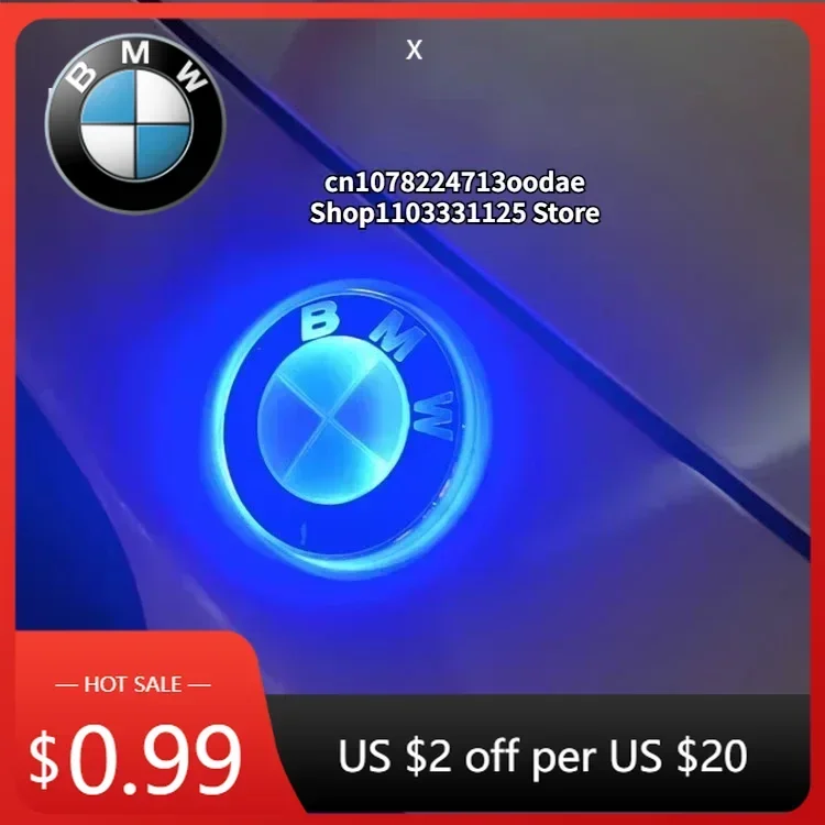 

Светодиодная эмблема-фонарь для капота и багажника автомобиля, 82 мм, для BMW, аксессуары для тюнинга, новинка 2025 года