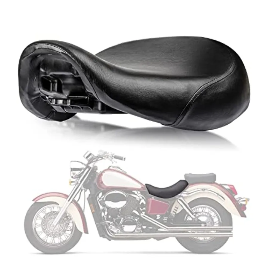 

Подушка для переднего сиденья водителя и пассажира для Honda Shadow ACE VT750 VTC750C VTC750CD 1998-2003, черная, из высокоплотного пенопласта, комфортная, E-серия