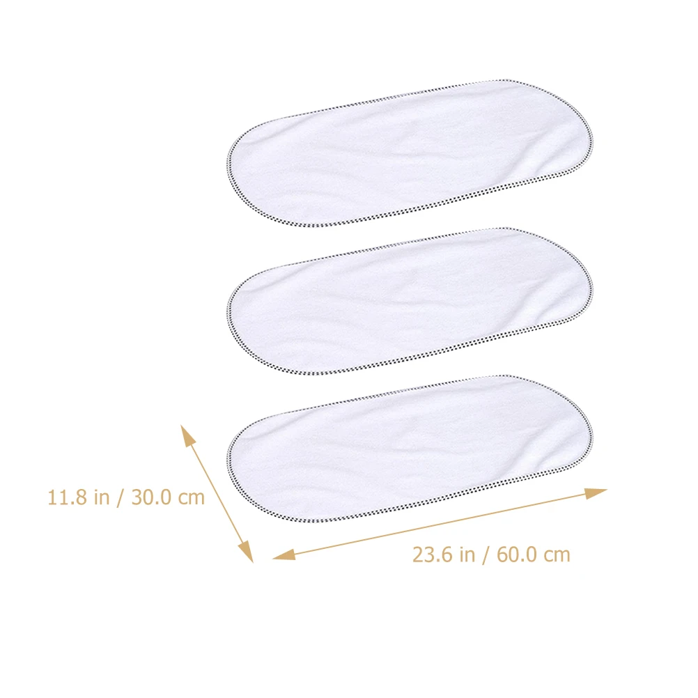 

3Pcs Waterproof Diaper Changing Pad Premium Cotton Material Reusable for Baby Crib Sofa Table Travel Outdoor Use