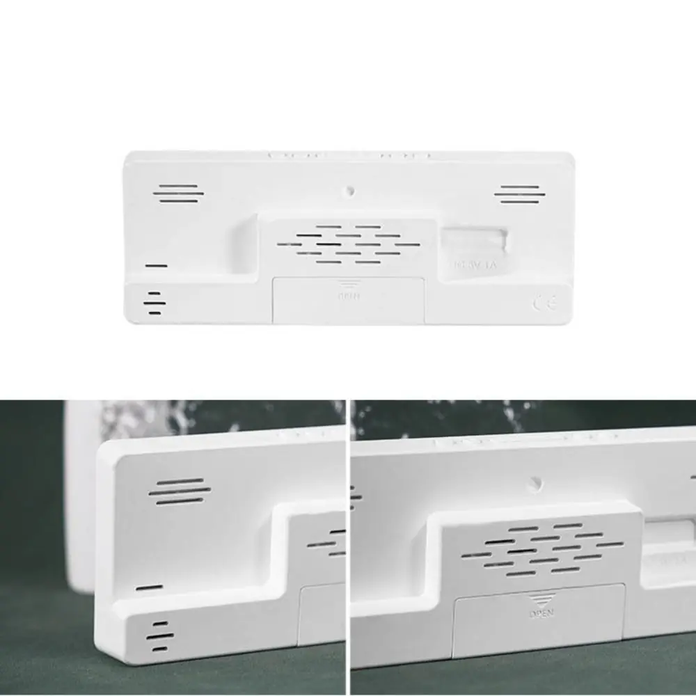 New Wall-mounted Electronic Wall Clock Multi-functional Date Digital LED Clocks DST Voice Control Display Clock