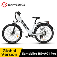 Samebike RS-A01 Pro Electric Bicycle for Adults Mountain Bike 500W 36V 15Ah Lithium Battery City E-bike