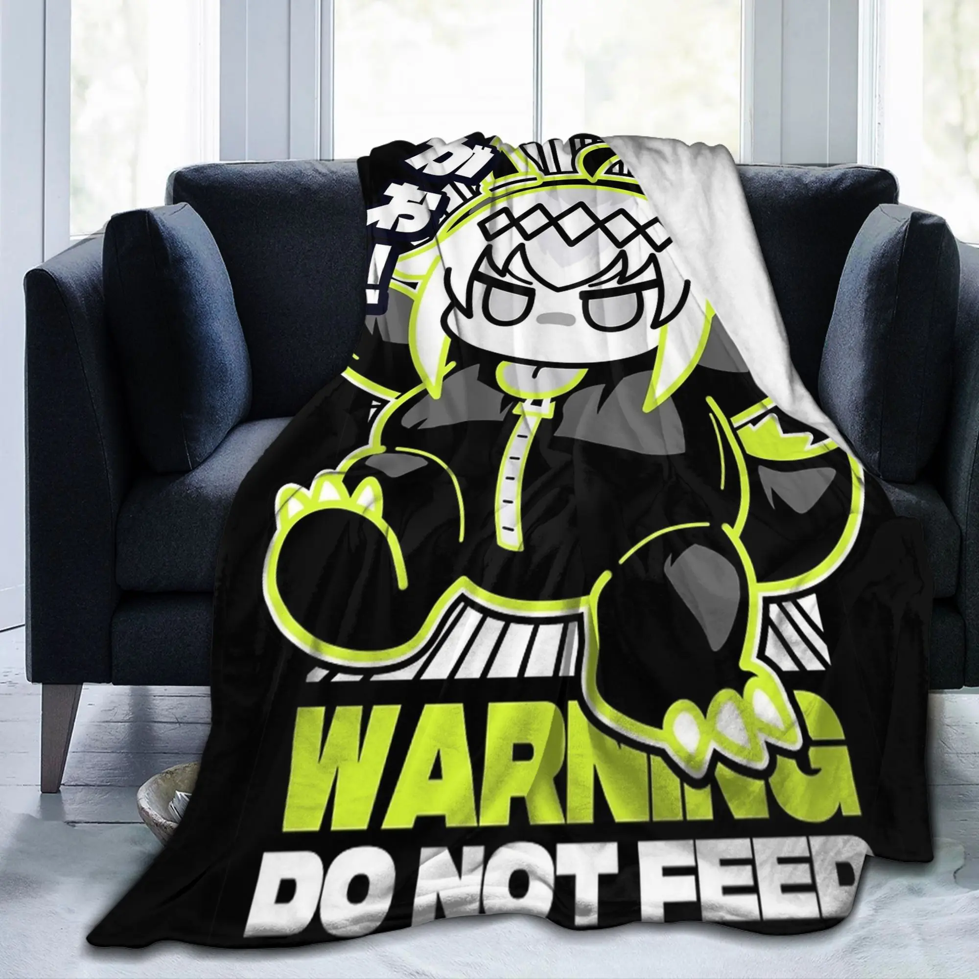 Soft Blankets Oguri Cap WARNING DO NOT FEED Uma Musume Bedding Throws  Flannel Bedspread For Outdoor Fluffy Sofa Bed Cover