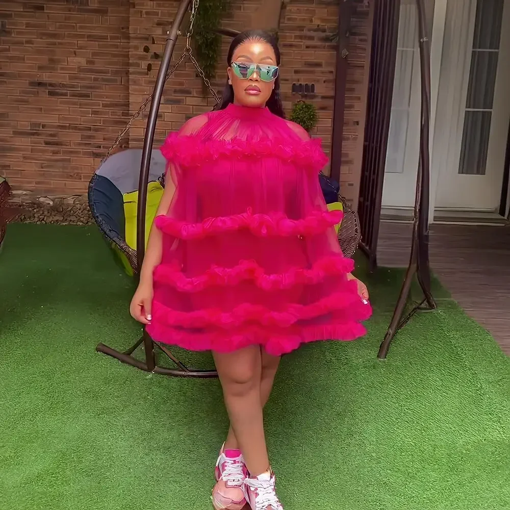 

Африканские платья для женщин, короткие платья из двух частей, газовые вышитые нигерийские вечерние платья, платье с цветочным узором, Анкара Дашики