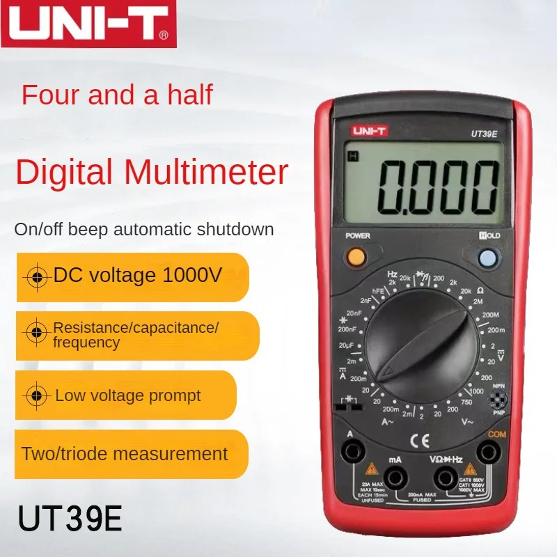

Цифровой мультиметр UNI-T UT39E Uni t 20A 1000V AC DC