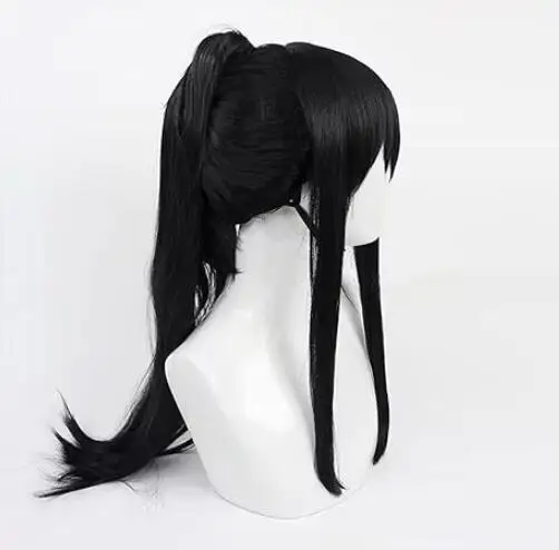 Anime Kaijuu 8-gou Mina Ashiro Cosplay Wig Anime Kaiju No. 8 Black Ponytail Hair Division Heat resistant Fiber Hair Eight Mia