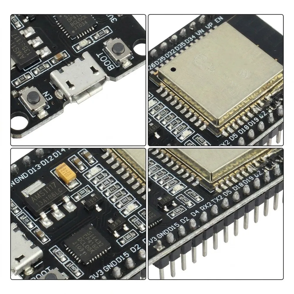 For ESP32 Development Board 2pcs Dual Core 240MHz Processor WiFi + for ble 4.2 AP/STA For CP2102 USB Programming Interface