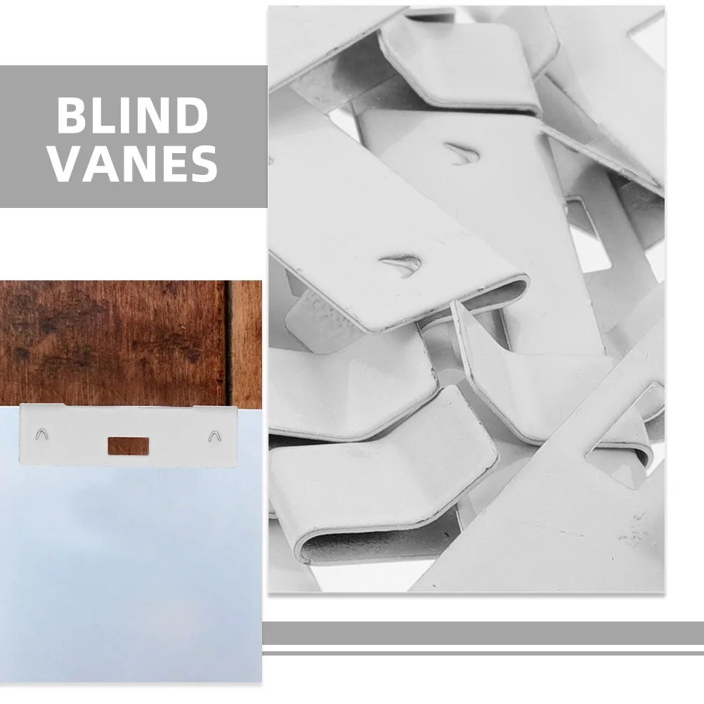 

36pcs Metal Vertical Blind Repair Tabs Replacement Slats Panels Fixer For Window Blinds Vane Savers Reinforcement Accessory