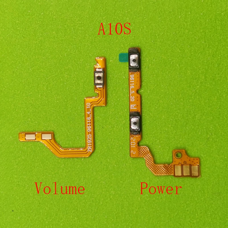 10-50pcs Repair Parts For Samsung Galaxy A10S A107 A107F A107F/DS Power On/Off Volume Key Button Flex Cable Ribbon